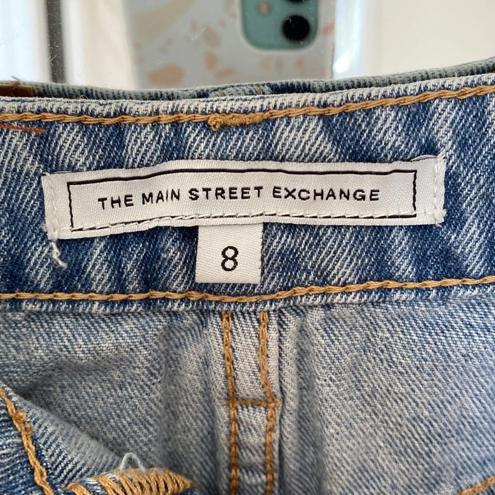 Main Street Exchange “Brooke” A-Line Midi Denim Skirt - Picture 9 of 9